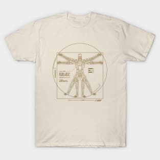 Vitruvian T-800 (Brown) T-Shirt